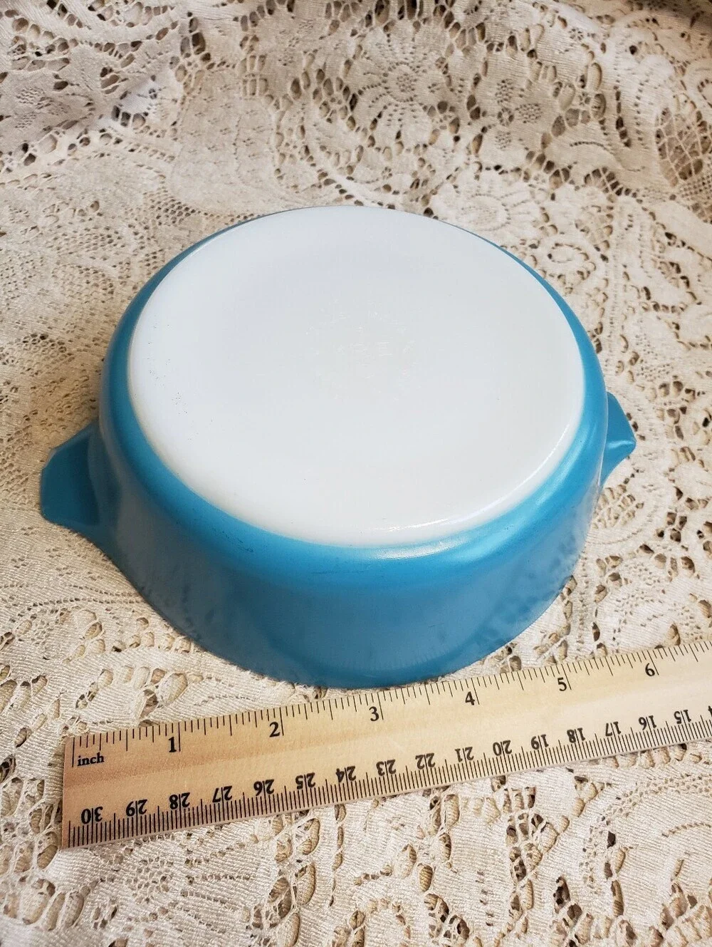 Pyrex Horizon Vintage Blue Two-Handled Ceramic Bake Dish 1P